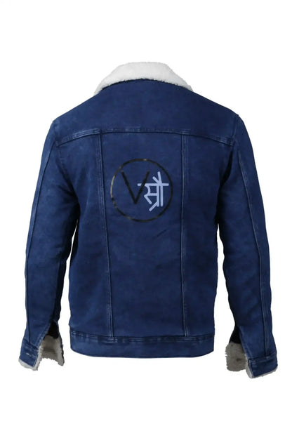 Fur-Denim Jacket (Slim-Fit)