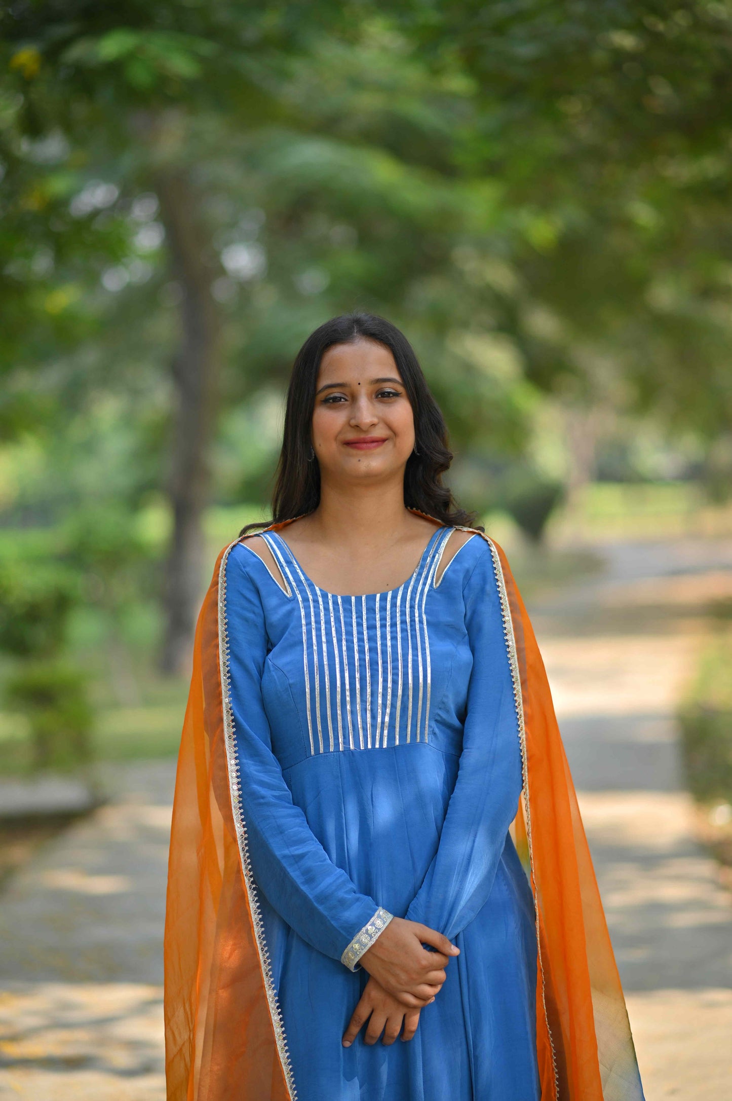 Anarkali Suit Sky Blue