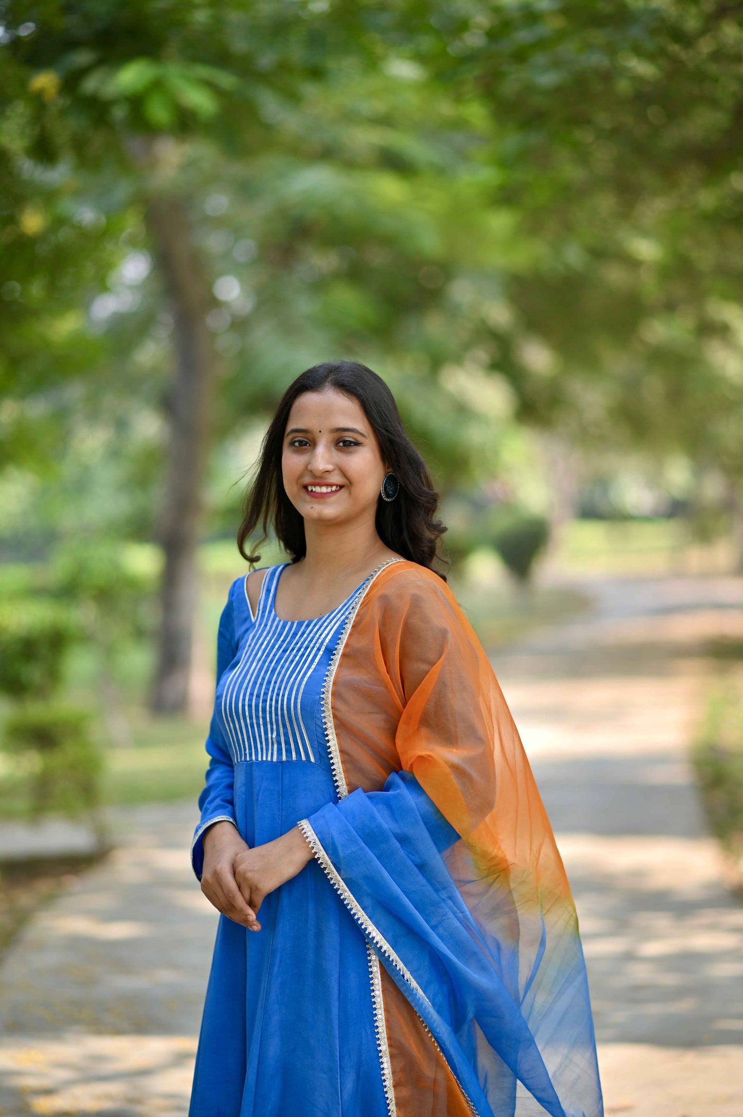 Anarkali Suit Sky Blue