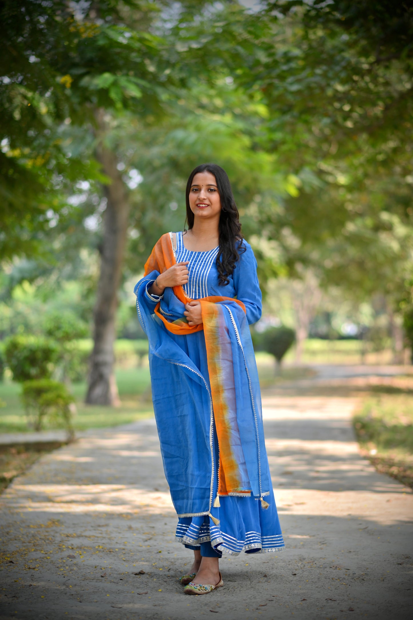 Anarkali Suit Sky Blue